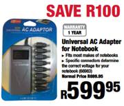 Universal AC Adapter for Notebook