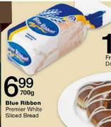 Blue Ribbon Premier White Sliced Bread-700g