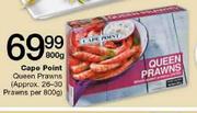 Cape Point Queen Prawns-800g