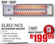 Elegance Bathroom Heater-600W/1200W