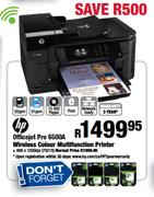 HP Officejet Pro 6500A Wireless Colour Multifunction Printer