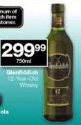 Glenfiddich 12-Year-Old Whisky-750ml
