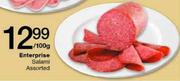 Enterprise Salami Assorted-100g