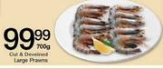 Cut & Deveined Large Prawns-700g