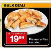 Pieman's Pies Assorted-2's