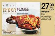 Royale Hot Puddings-450gm Each