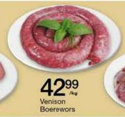 Venison Boerewors-Per Kg