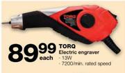 Torq Electric Engraver-13W Each