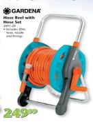 Gardena Hose Reel with Hose Set