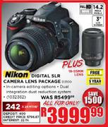 Nikon Digital SLR Camera Lens Package