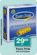 Pastry Pride Worsrolletjies-30's Pack