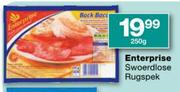 Enterprise Swoerdiose Rugspek-250gm