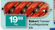 Eskort Franse/Knoffelpolonie-1kg Elk