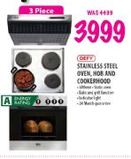 Defy Stainless Steel Oven, Hob and Cookerhood