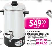 Fuchs-Ware Stainless Steel Urm-8ltr