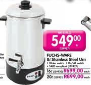 Fuchs-Ware Stainless Steel Urm-16ltr
