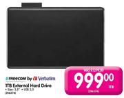 Freecom By Verbatim 1TB Hard Drive