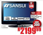 Sansui Full HD LCD TV-26"(66cm)