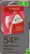 Robertson Winery Sweet Rose-3Ltr
