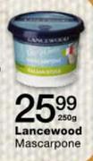 Lancewood Mascarpone-250gm