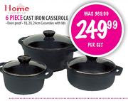 Home Cast Iron Casserole-6pcs
