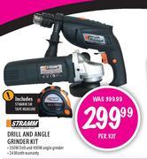 Stramm Drill And Angle Grinder Kit 