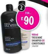 Tresemme Shampoo Or Conditioner Assorted-2x900ml