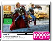 Sony 3D FHD Slim LED TV-55"(140cm)