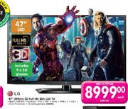 LG 3D FHD Slim LED TV-47"(119cm)