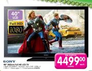 Sony FHD LCD TV-40"(102cm)