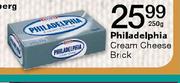 Philadelphia Cream Cheese Brick-250g Each