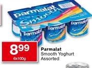 Parmalat Smooth Yoghurt-6 x 100g