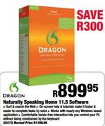 Dragon Naturally Speaking Home 11.5 Software
