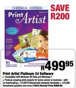 Print Artist Platinum 24 Software