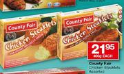 Country Fair Chicken Steaklets Assorted-400g Each