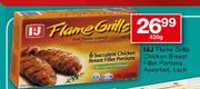 I & J Flame Grills Chicken Breast Fillet Portions Assorted-420g Each
