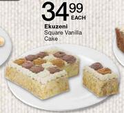 Ekuzeni Square Vanilla Cake Each