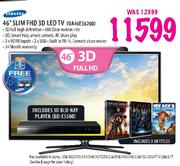 Samsung 46" Slim FHD 3D LED TV