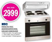 KIC Stainless Steel Undercounter Oven,Hob And Cookerhood