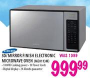 Samsung Mirror Finish Electronics Microwave Oven (ME0113M)-30L