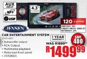 Jensen Car Entertainment System-4.3"
