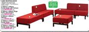 Cubist Reception Range Double Seater Half Back-1400mm x 800mm each