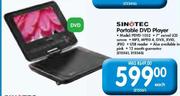 Sinotec Portable DVD Player(PDVD-1052)-Each