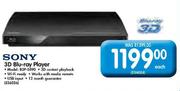 Sony 3D Blu-Ray Player(BDP-5490)-Each