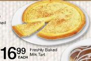 Freshly Baked Milk Tart-Each