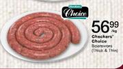 Checkers Choice Boerwors(Thick & Thin)-Per Kg