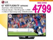 LG HDR Plasma TV (42PA4500)-42"