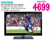 Telefunken FHD LED TV (TLED-420FHDF)-42"