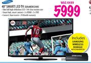 Samsung Smart LED TV (UA40EH5300)-40"