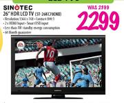 Sinotec HDR LCD TV (ST-26KC70ENB)-26"